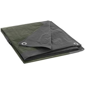 Meru Protective PE Tarpaulin - telo pavimento tenda Green/Grey 2 x 2 m