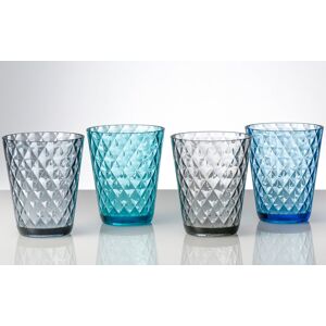 brunner diamond - set bicchieri blue/grey