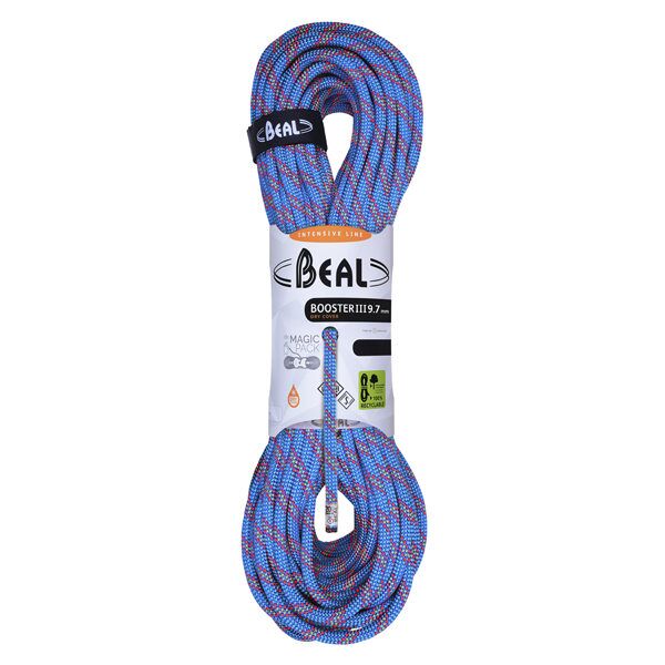 beal booster iii 9,7 mm dry cover - corda singola blue 60 m