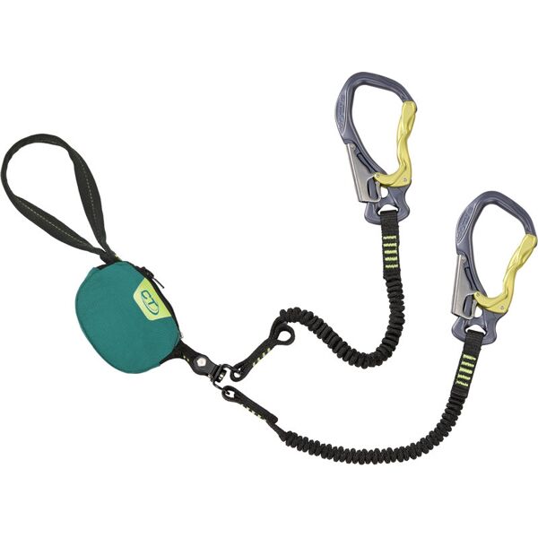 climbing technology hook it twist - set via ferrata black/green