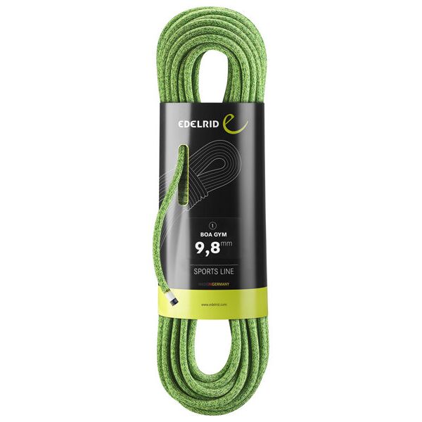 edelrid boa gym 9,8 mm - corda singola green 50 m