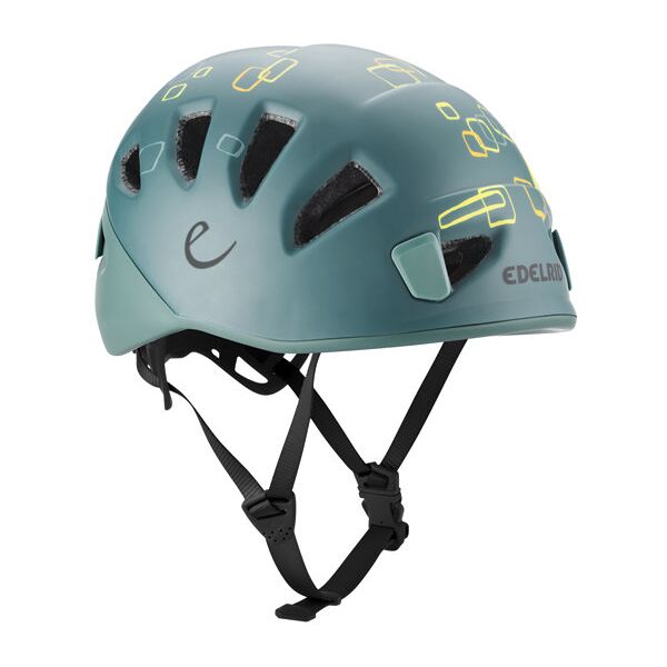 edelrid kid's shield ii - casco arrampicata - bambino blue/green 48-56 cm