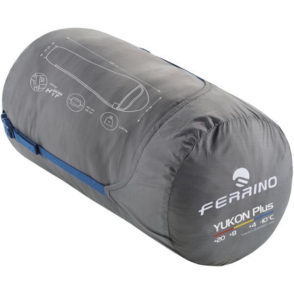 ferrino yukon plus - sacco a pelo light blue