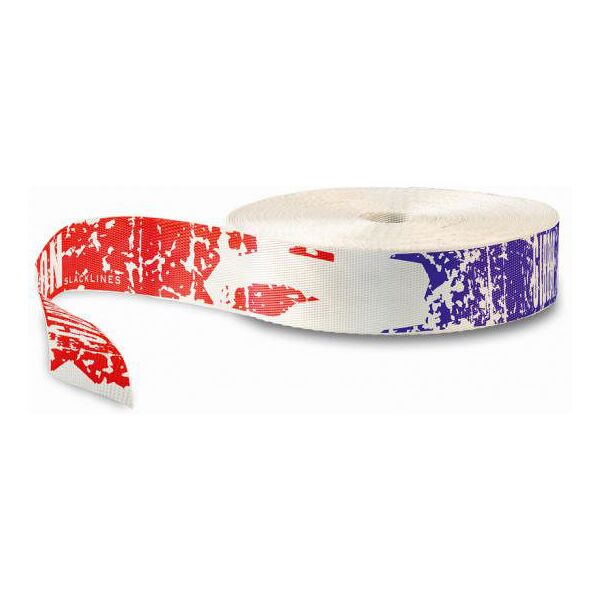 gibbon the epic pro - fettuccia per slackline white/red/blue