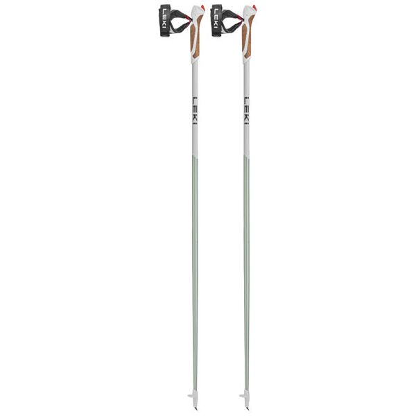 leki passion - bastoncini nordic walking light green/white 120 cm