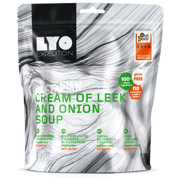 lyo food cream of leek and onion soup - cibo per il trekking