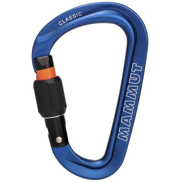 mammut classic hms screwgate - moschettone blue