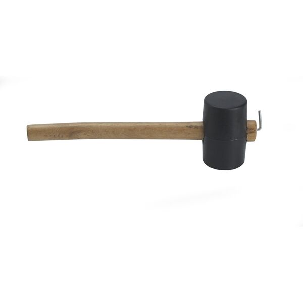 meru basic rubber hammer - martello black/wood