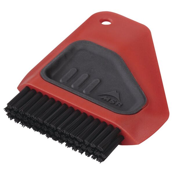 msr alpine dish brush/scraper - spazzola per stoviglie red/black