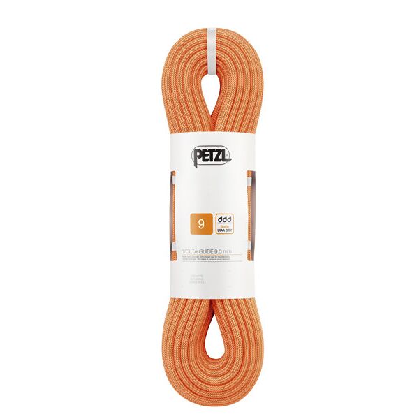 petzl volta guide 9mm - corda singola orange