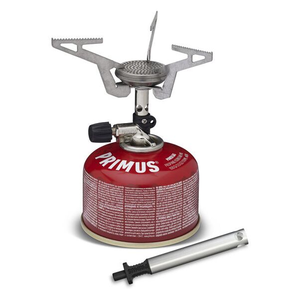 primus express stove w/piezo - fornello grey