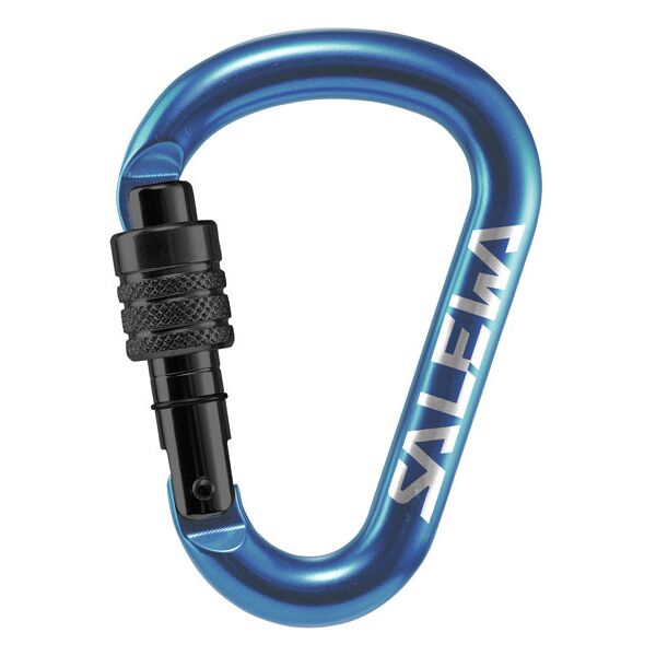 salewa hms screw g2 - moschettone blue m (110 x 72 mm)