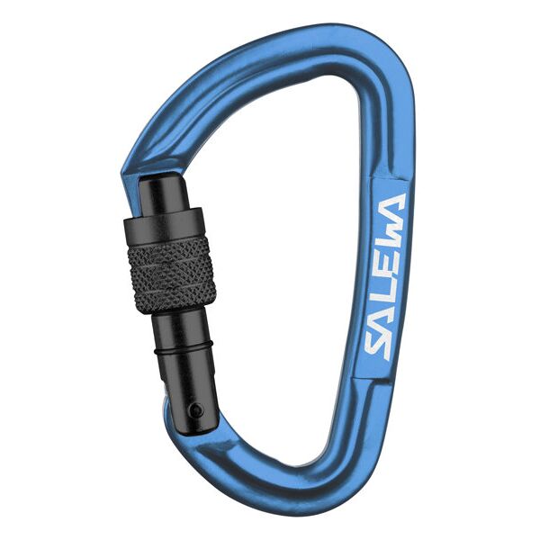 salewa hot g3 screw carabiner - moschettone blue