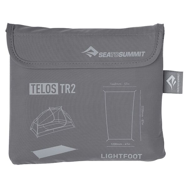 sea to summit telos tr2 lightfoot - telo per pavimento tenda grey