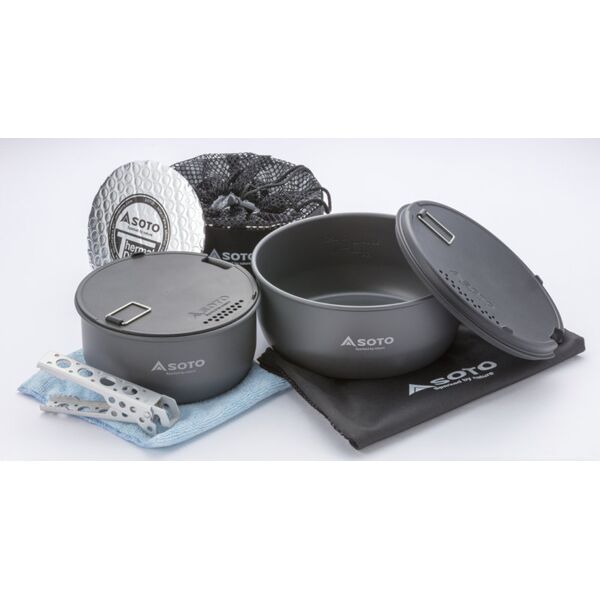 soto navigator cook set - stoviglie black