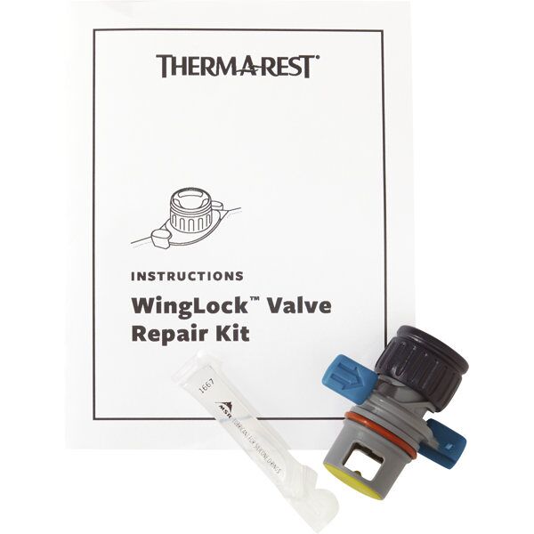 therm-a-rest winglock™ valve repair kit - kit sostituzione valvola black/grey 0