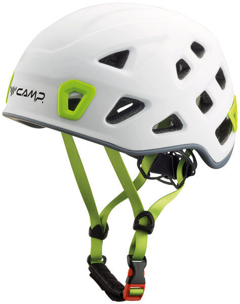 c.a.m.p. storm - casco arrampicata white/green 48-56 cm