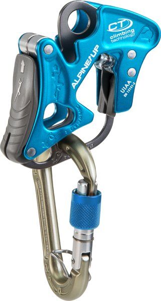 climbing technology alpine up - assicuratore/discensore light blue