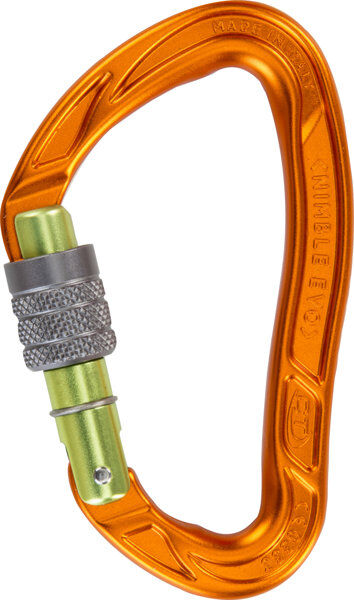 climbing technology nimble evo sg - moschettone orange/green