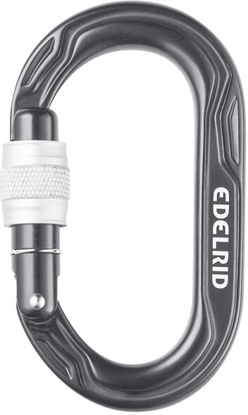 edelrid kiwi screw - moschettone grey