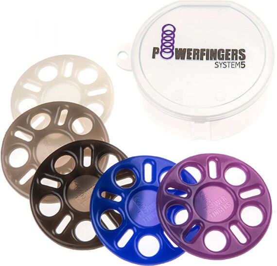 kletter retter powerfingers - accessorio per allenamento arrampicata white