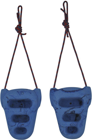 metolius rock rings 3d - prese per allenamento blue/blue swirl