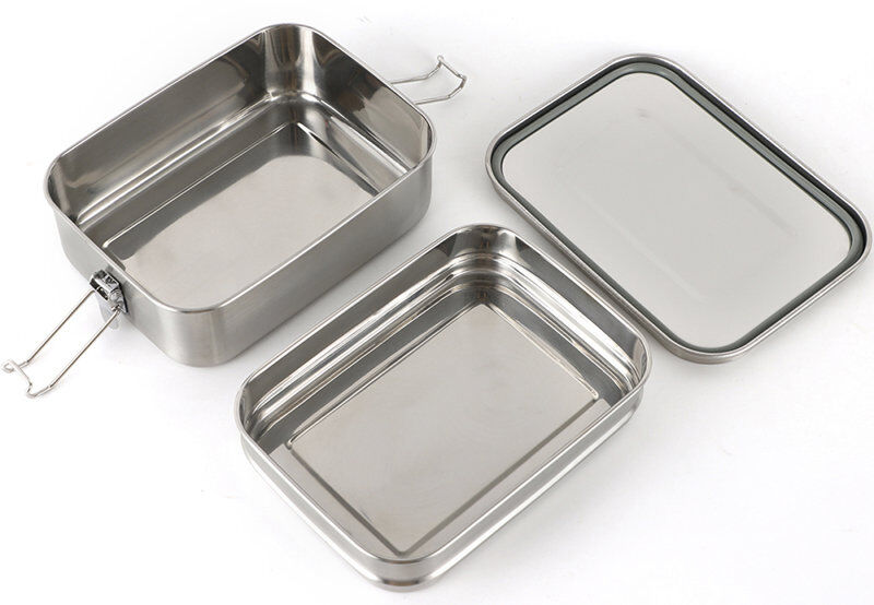 relags lunchbox deluxe double 1,9 l - contenitori per alimenti grey