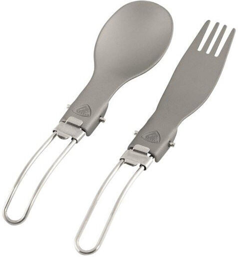 robens folding alloy cutlery set - posate grey