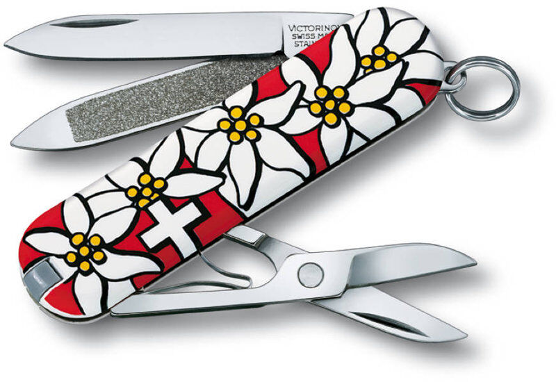 victorinox classic sd - coltellino svizzero - white/red