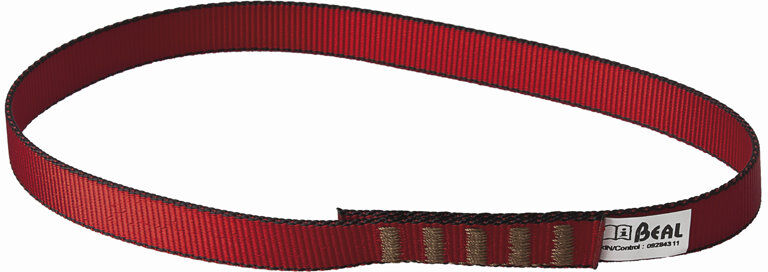 Beal Flat 18 mm - fettuccia Red