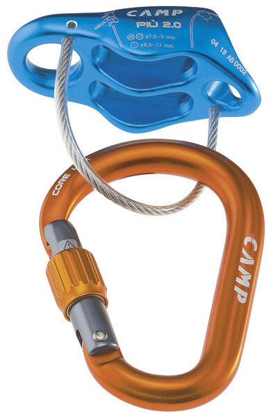 C.A.M.P. Più 2.0 Belay Kit - assicuratore Blue/Orange