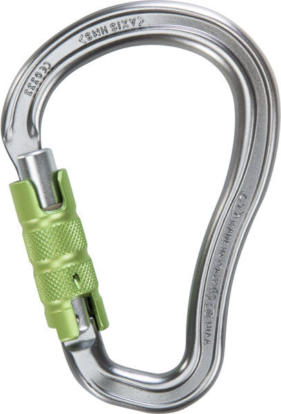 Climbing Technology Axis HMS TG - moschettone Grey/Green