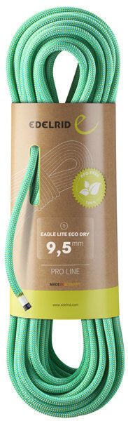 Edelrid Eagle Lite Eco Dry 9,5mm - corda singola Green 80 m