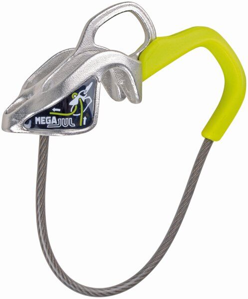 Edelrid Mega Jul - assicuratore/discensore Steel/Green