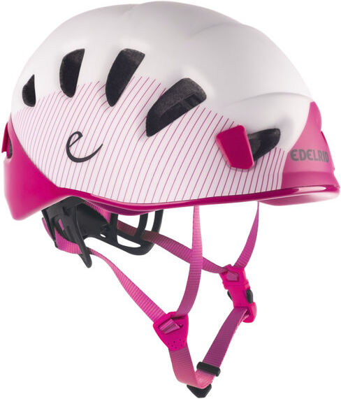 Edelrid Shield II - casco arrampicata White/Pink 48-56 cm