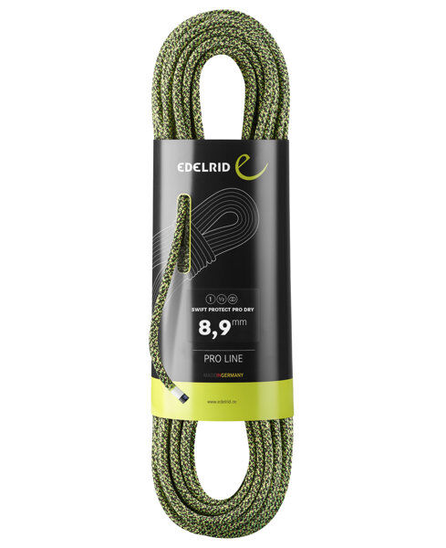 Edelrid Swift Protect Pro Dry 8,9 - corda singola Green 30 m
