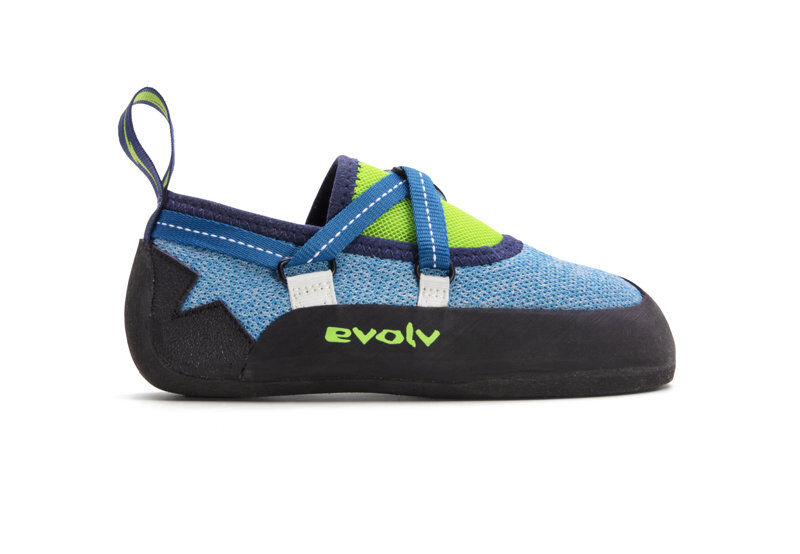 Evolv Venga Kid's - scarpe arrampicata - bambino Blue/Neon 11 UK