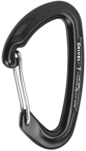 Grivel Gamma K2W Wire - moschettone Black