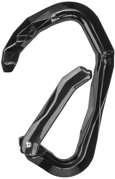 Grivel Stealth Straight Gate - moschettone Black