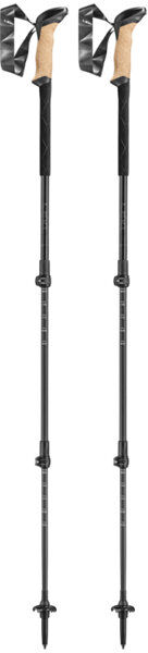 Leki Black Series Carbon - bastoncini telescopici Black/Grey 135