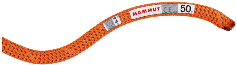 Mammut 9.8 Crag Dry Rope - corda singola Orange 50