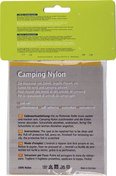 Meru Camping Nylon Repair Patches - kit riparazione Light Grey