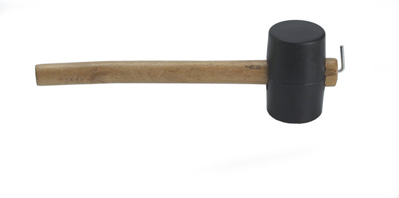 Meru Basic Rubber Hammer - Martello Black/Wood