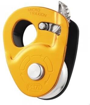 Petzl Micro Traxion - carrucola Dark Orange