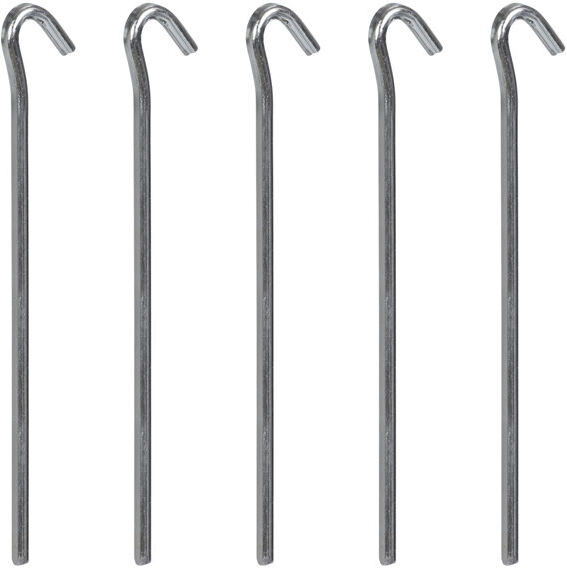 Meru Steel Three-Edged Pegs - picchetto tenda campeggio Silver