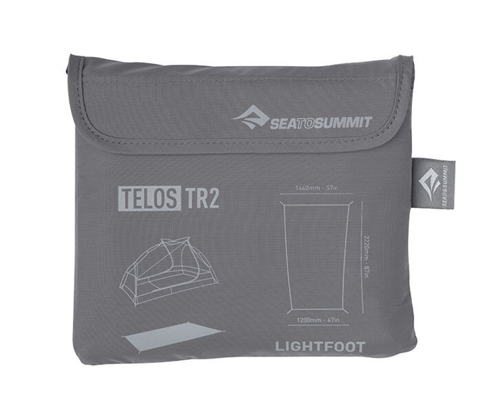 Sea to Summit Telos TR2 LightFoot - telo per pavimento tenda Grey