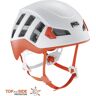 Petzl Meteor - casco arrampicata e scialpinismo White/Orange 48-58 cm