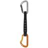 Petzl Spirit - rinvio Black/Orange 17 cm