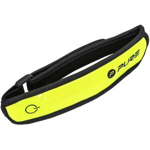 Pure2improve Reflective Led Bracelet - fascia running Black/Yellow One Size