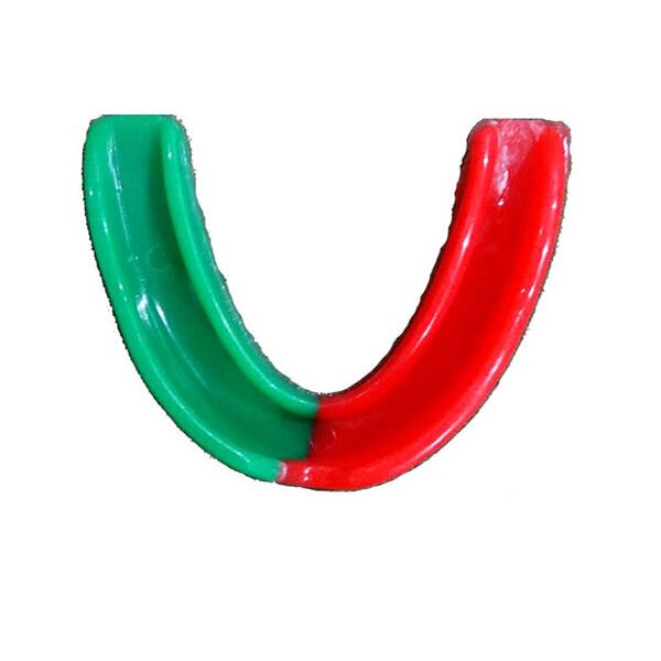 get fit mouth guards single italy - paradenti green/red